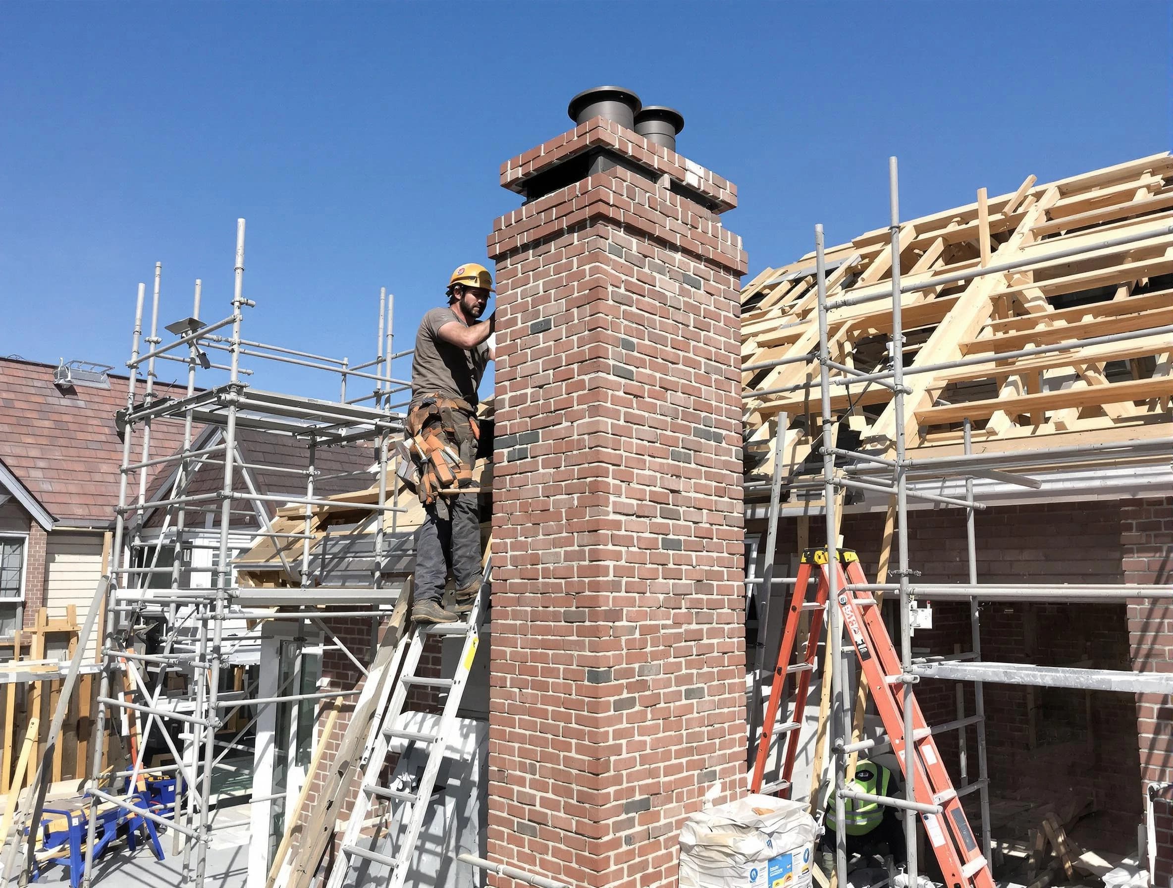 New chimney installation completed by Emporia Chimney Sweep in Emporia, VA