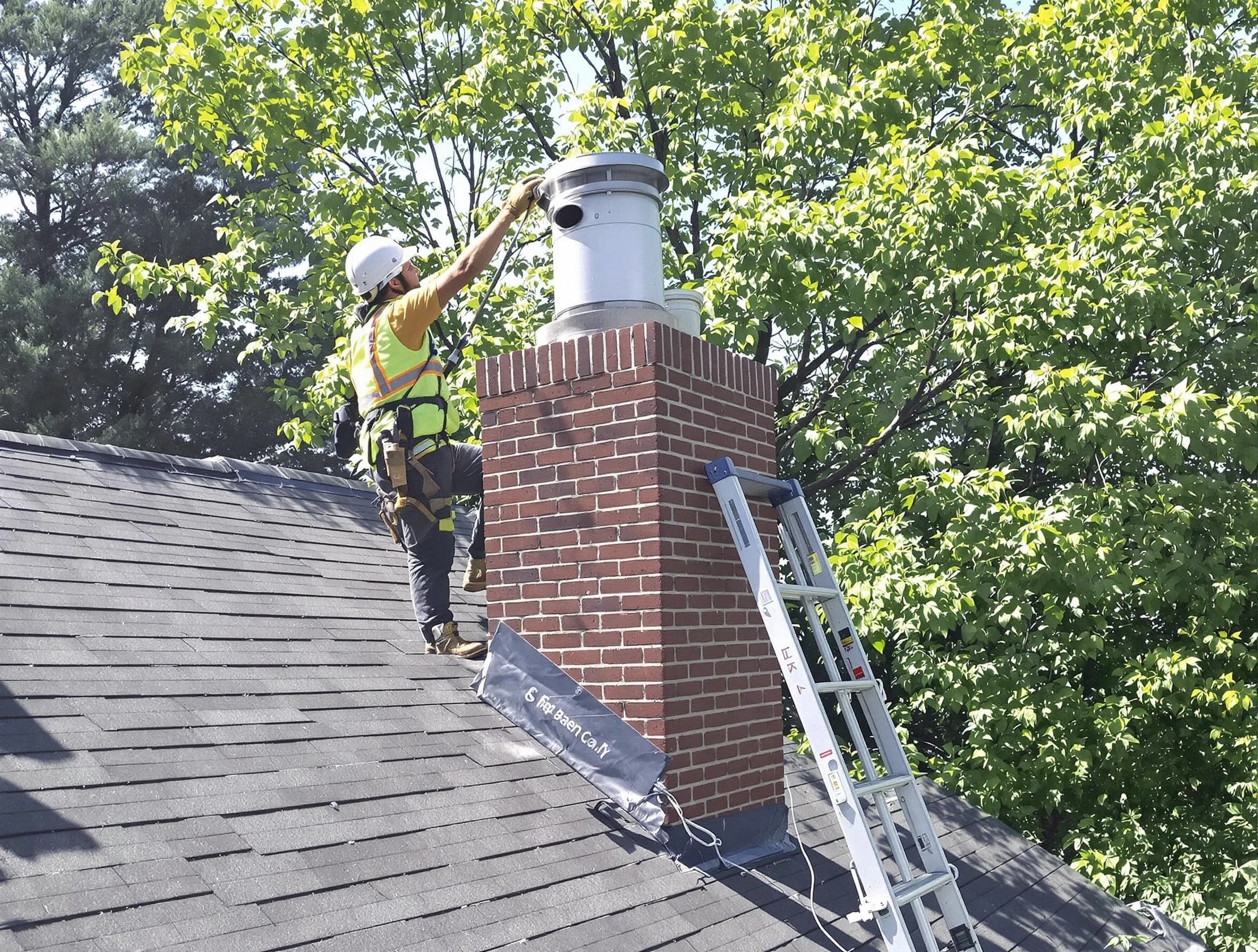 Chimney liner inspection by Emporia Chimney Sweep in Emporia, VA