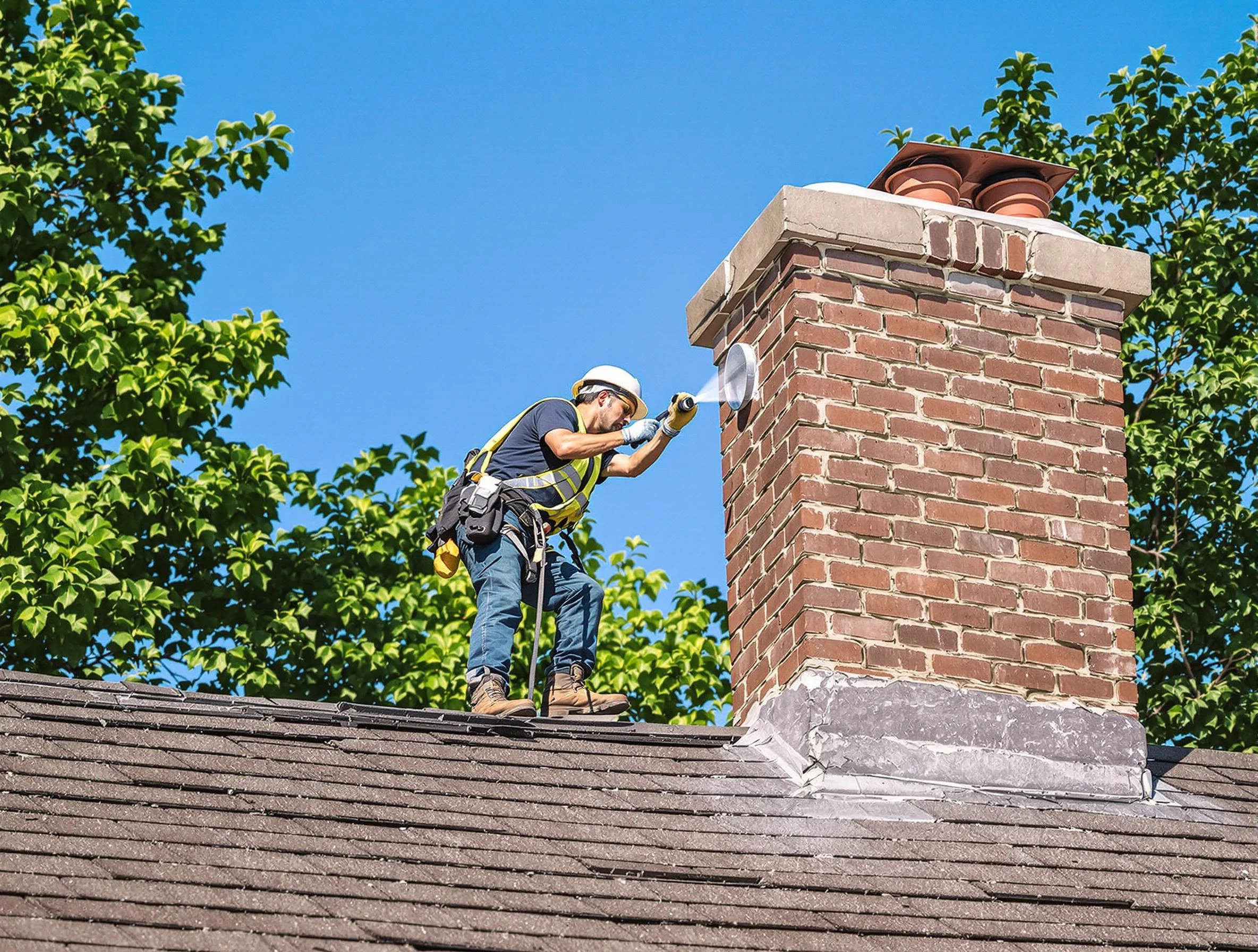Emporia Chimney Sweep performing an inspection with advanced tools in Emporia, VA